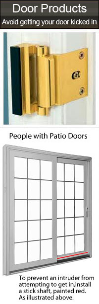 Door Products - avoid getting your door kicked in